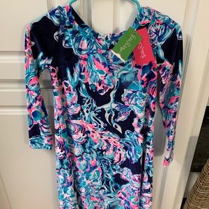 Women’s Lilly Pulitzer XXS Olive Dress Velour NWT